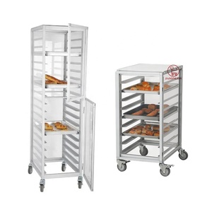 18-<span class=keywords><strong>Tier</strong></span> nhôm bánh Rack với 60*40cm Pan kèm theo khay nướng xe đẩy bánh lò Xe đẩy khách sạn & nhà hàng Nguồn cung cấp - Product Image 2