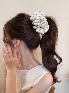 Coffeeshop Polka Dot Haarklauw Clip Stijlvolle Bloemen Haarklauw Clip Voor Jongeren Modieuze Haarclip Trendy Haarstuk - Product Image 5