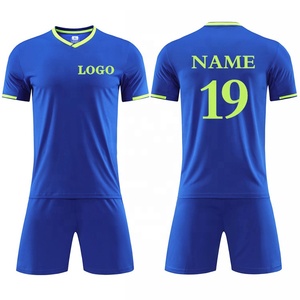 Ensemble <span class=keywords><strong>t</strong></span>-<span class=keywords><strong>shirt</strong></span> et short de football de couleur <span class=keywords><strong>Orange</strong></span>, vêtements de sport de qualité thaïlandaise, uniforme, vente en gros, - Product Image 3