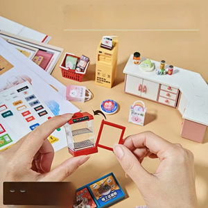 Kits de Construcción de Habitaciones Modulares para Ciudades y Pueblos - Modelo de Arquitectura en Miniatura de Plástico a Escala 1:18 para Niños y Adultos, Decoración del Hogar - Product Image 5