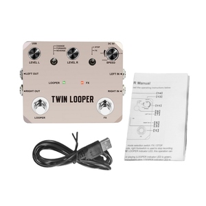 Rowin Guitar Looper Pedal with 2 Footswitch 11 Playback Types 10-Minute Recording 24-Bit Sampling Guitar <strong>Loop</strong> <strong>Station</strong> Pedal - Product Image 3