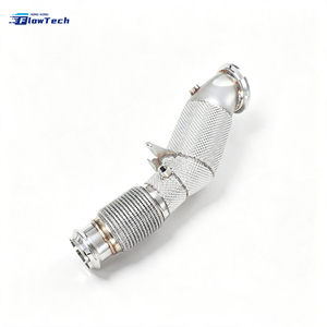 ชุดท่อลงสแตนเลส 304 สำหรับ BMW 320i 330i F30 G20 B48 2.0T ระบบไอเสียสมรรถนะสูง พร้อมแผ่นกันความร้อน - Product Image 1