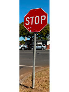 علامات السلامة المرورية المرنة في الإنشاءات المصنوعة من الألومنيوم العاكسة-مثلث فيلم إعلاني - Product Image 5