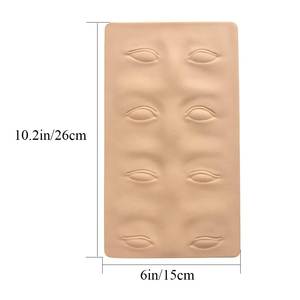 المهنية الحاجب أقلام كفاف سيليكون الجلد الممارسة عالية الجودة <span class=keywords><strong>3d</strong></span> تجميل دائم ممارسة الجلد - Product Image 4