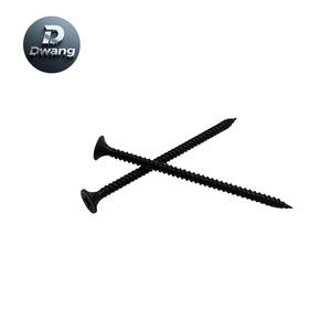 드라이월용 테이블 나사 블랙 하드웨어 2인치 셀프 드릴링 앵커 드라이월 나사 아연 도금 블랙 드라이월 나사 - Product Image 2