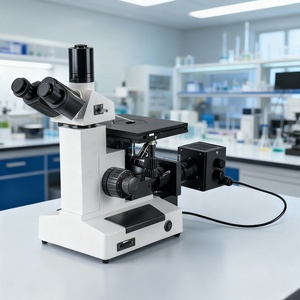 Microscópio Invertido Triplo 1250X para Uso em Laboratório, Equipamento de Análise de Imagem de Alta Precisão e Alta Definição - Product Image 1