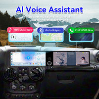 Radio para Auto ZWNAV Doble de 12.3 Pulgadas para Jeep Wrangler JL 2017-2023, GPS, Navegación, Reproductor Multimedia, 4G, Carplay Inalámbrico, 360