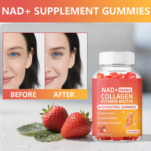 Venta al por mayor Superfood Herbals Suplemento Natural NAD + Reservoratrol Cápsulas Antienvejecimiento Antioxidante Suplemento de Salud - Product Image 4