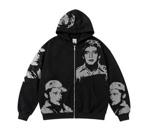 TOOHOO Custom Hoodies Wholesale 450GSM Heavyweight Streetwear Boxy Fit Hoodie 100% Cotton Vintage Stone Wash Hoodie Sweatshirts - Product Image 3