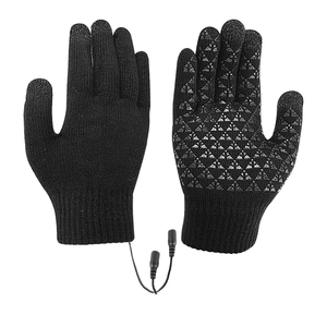 USB Heated Non-Slip Waterproof Full Finger /3M <b>Gloves</b> Hook Loop Closure <b>for</b> Winter Hand Warmers Men Women <b>Typing</b>/Laptop - Product Image 1