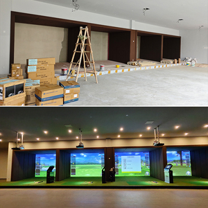 Juego completo de equipo de simulador de <span class=keywords><strong>golf</strong></span> para práctica doméstica y de oficina, dispositivo de simulador de <span class=keywords><strong>golf</strong></span> en interiores disponible - Product Image 4