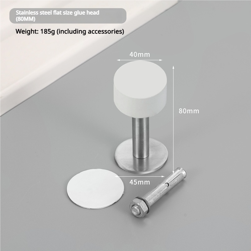 80มม. สีขาว (304สแตนเลส)