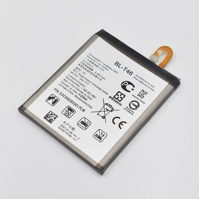 High Capacity Battery BL-T46 for LG V60 Replacement Batteries 3.87V 5000mAh