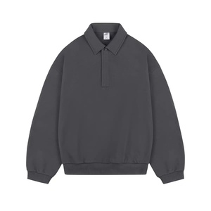 <span class=keywords><strong>Polo</strong></span> da Uomo di Alta Qualità 380g, Manica Lunga, Casual, Sportivo, Tinta Unita - Product Image 2