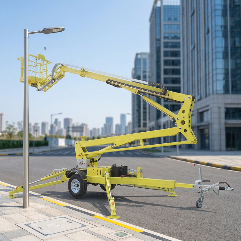 Portable Mobile Trailer Folding Arm Lift
