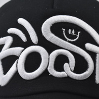 Casquette Trucker 5 Panneaux OEM avec Logo Brodé 3D en Relief Personnalisé pour Grossistes, Usine BSCI, Casquette Streetwear Y2K, Faible MOQ, Prix Compétitif