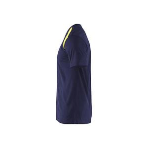 BLAKLADER-Camiseta 3379104288334XL Azul marino/Amarillo-EAN 7330509604151 CAMISETAS Y POLOS DE TRABAJO - Product Image 4