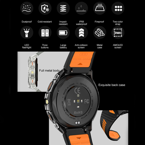สมาร์ทวอทช์ SENBONO K71 รองรับการโทรผ่านบลูทูธ ตรวจวัดอัตราการเต้นของหัวใจ มาตรฐานกันน้ำ IP68 โหมดกีฬาหลากหลาย แบตเตอรี่ 600mAh ใช้งานได้ยาวนาน สมาร์ทวอทช์สำหรับผู้ชาย - Product Image 5