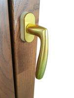 Ventana Abatible de Madera de Alta Seguridad a Precio de Fábrica, Ventana Abatible de Acero Inoxidable para Uso en Hoteles, Ventana de Madera y Aluminio para Casa Pasiva