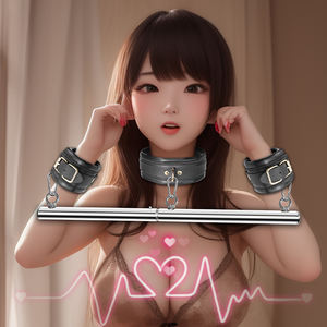 Yeni ve popüler ürün çıkarılabilir manşetleri serpme paslanmaz çelik kartal boru PU deri kelepçe anklesex seks ürünleri - Product Image 3