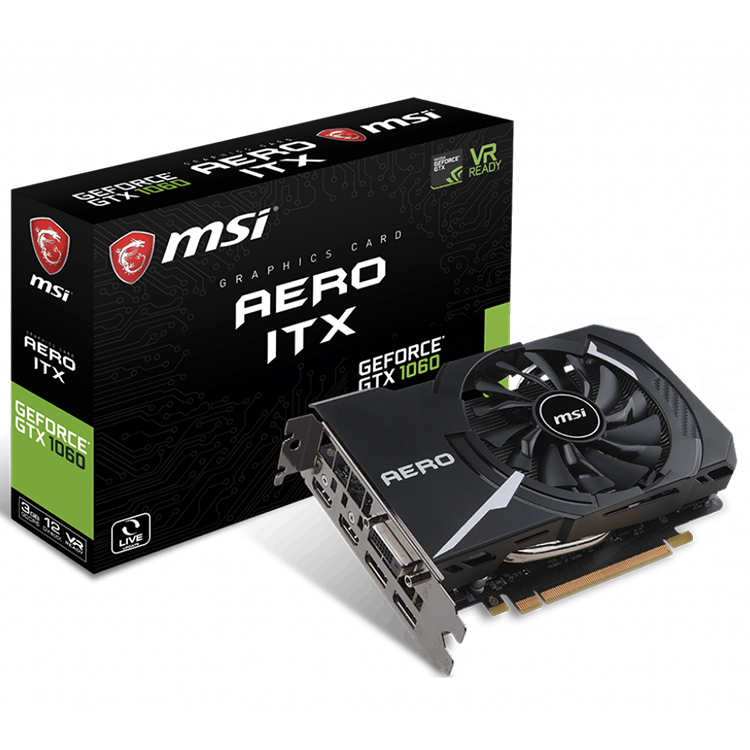 MSI NVIDIA GeForce GTX 1060 3GB Gaming Graphics Card for Desktop