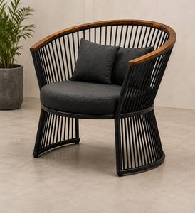 Rustic Solid Teak <b>Outdoor</b> <b>Sofa</b> Anti Fade Anti Corrosion Backyard Terrace Cafe All Season Garden Seating Furniture - Product Image 1