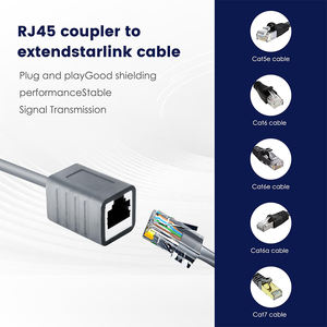 Conectores hembra Starlink RJ45 a prueba de agua Mini extensión de Cable Starlink para enrutador Dishy Gen3 accesorios de receptor de <span class=keywords><strong>TV</strong></span> satelital - Product Image 2