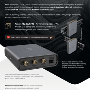 Routeur sans fil KNOT Embedded LTE4 avec fonction modem WDS/WPS version US WEP & QoS 8 ports LAN double bande 2.4G/5G - Product Image 4