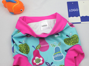 Babyshow Pañales para Bebé Cintura Alta Elástico Aislamiento Orina Keeper Reutilizable Pañal de Natación Pañales Pantalones - Product Image 4