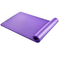 Tapete de Yoga NBR de 10 mm de Grosor, Resistente a las Manchas, para Ejercicio Familiar, Color y Tamaño Personalizables, Impermeable, Antideslizante, Ecológico y Plegable