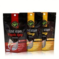 Pochette debout personnalisée Sac d'emballage en plastique à fermeture éclair pour emballage de chaussettes/emballage en tissu