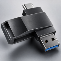 Clé USB 64 Go 128 Go USB C Type C double interface en métal, clé USB OTG, clé mémoire