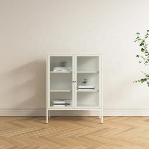 Meuble de rangement en acier pour salon, meuble TV en métal, console de rangement pour livres, bijoux et décorations - Product Image 5