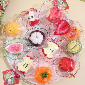 Hot Selling Tpr Strawberry Stress Relief <b>Squishy</b> Toys Office Funny Different Shapes Fruit Pinch Fidget Toys - Product Image 1
