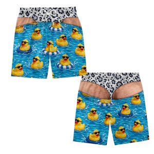 Slip <span class=keywords><strong>da</strong></span> bagno <span class=keywords><strong>da</strong></span> <span class=keywords><strong>uomo</strong></span> divertenti con stampa, taglio alto, sexy, per la spiaggia - Product Image 3