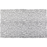 Set de table rectangulaire simple, creux, moderne, en PVC écologique de 1 mm d'épaisseur, pour Noël