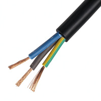 Câble électrique flexible RVV en cuivre sans oxygène isolé en PVC 3 4 5 conducteurs 6 mm 10 mm