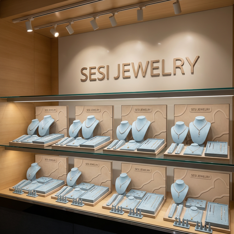 Brand Design Personalized Jewelry Display Set