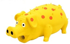 Pig Squeaky Dog tương tác cao su Chew đồ chơi bền Latex tại chỗ càu nhàu Dog Pig đồ chơi cho nhỏ vừa chó lớn - Product Image 6