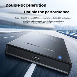 <span class=keywords><strong>Carcasa</strong></span> Externa <span class=keywords><strong>para</strong></span> <span class=keywords><strong>Disco</strong></span> Duro TISHRIC de 2.5 Pulgadas USB3.0/SATA USB/Tipo-C <span class=keywords><strong>para</strong></span> <span class=keywords><strong>Disco</strong></span> Duro de 6TB, <span class=keywords><strong>Carcasa</strong></span> de Plástico Gris - Product Image 3