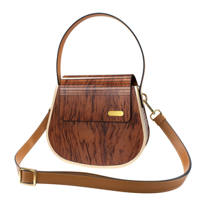 Sacs à main de luxe pour femmes fabriqués à la main en bois naturel - Product Image 3