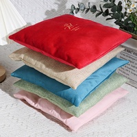 Coussin de présentation en velours pour boîte à bijoux, insert en jute pour montre, organisateur de coffret cadeau de luxe, vente en gros