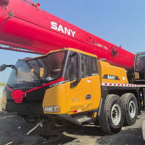 Composants essentiels de grue sur camion d'occasion SANY de 80 tonnes, même modèle que l'unité de 100 tonnes, fabriqués en Chine, incluant moteur, boîte de vitesses, PLC, pompe. - Product Image 3