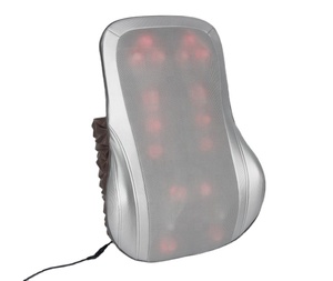 Coussin de siège de <span class=keywords><strong>massage</strong></span> shiatsu Portable, pour siège ou chaise, pour le dos et les épaules, avec pétrissage chauffant - Product Image 1