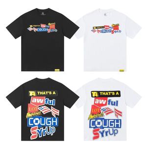 T-shirt ALOCS a maniche corte COUGH SYRUP Classic Cough Syrup, produttori di <span class=keywords><strong>abbigliamento</strong></span>, 100% cotone, vestiti personalizzati <span class=keywords><strong>hip</strong></span> <span class=keywords><strong>hop</strong></span> - Product Image 4