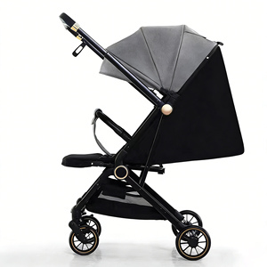 Nouvelle poussette pliable X5 en métal avec siège inclinable, ultra-légère et portable, idéale pour les sorties - Product Image 5