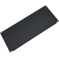 19-Zoll-Schwarzmetallschrank 6U Backplane Blind Plate Network Server Cooling Shield Zubehör Abdeckplatte für Telekommunikation steile