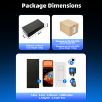 Terminal Genggam Android 13 R330S Mesin Pos Mobile untuk Mesin Tiket Bus, Lotre, dan Pengambilan Pesanan dengan Layar Sentuh Point of Sale