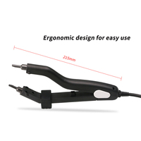 Fer à souder à température réglable pour extensions de cheveux (type bâton et clou) 220V EU