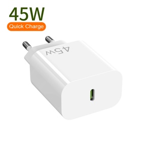 <span class=keywords><strong>Chargeur</strong></span> GaN PD 45W de haute qualité AVS, charge rapide, prise EU, port de type C, <span class=keywords><strong>chargeur</strong></span> mural pour iPhone 16, <span class=keywords><strong>tablette</strong></span>, Airpods, <span class=keywords><strong>Samsung</strong></span> EN 50075 - Product Image 2